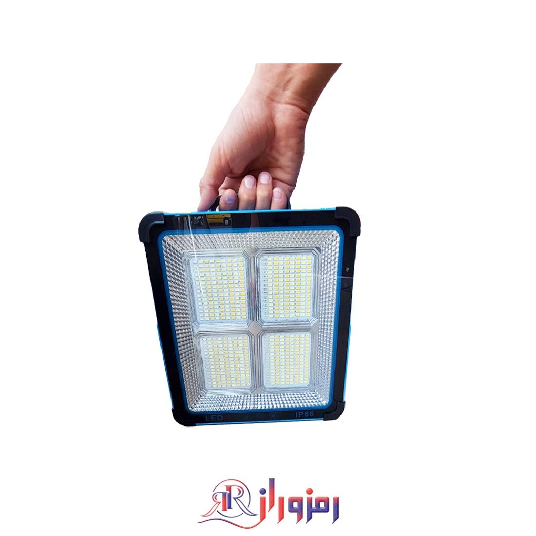 پروژکتور شارژی خورشیدی 200 وات okgo fa-703
